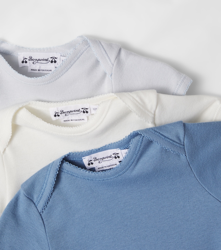  Bonpoint Bonpoint Baby Set Of 3 Cotton Bodysuits 