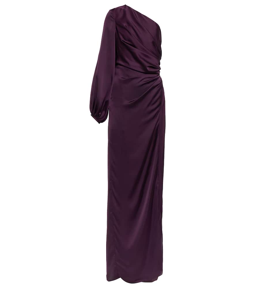 Safiyaa Helena one-shoulder maxi dress