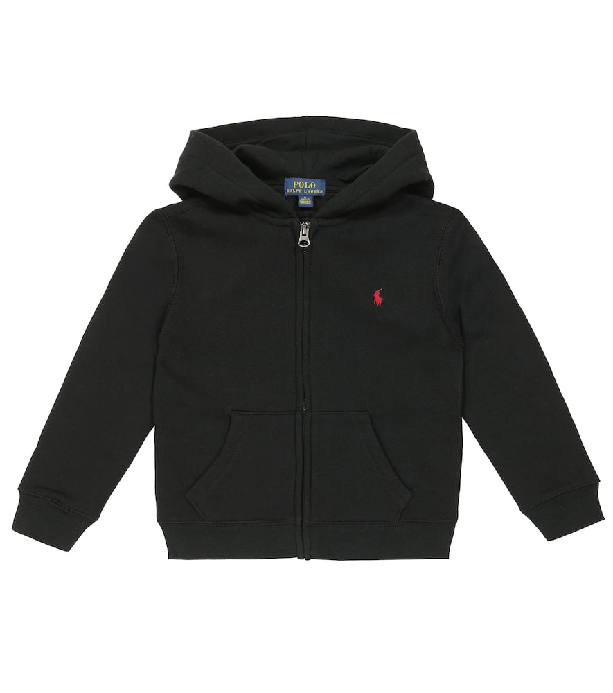Polo Ralph Lauren Kids Zipped cotton-blend hoodie