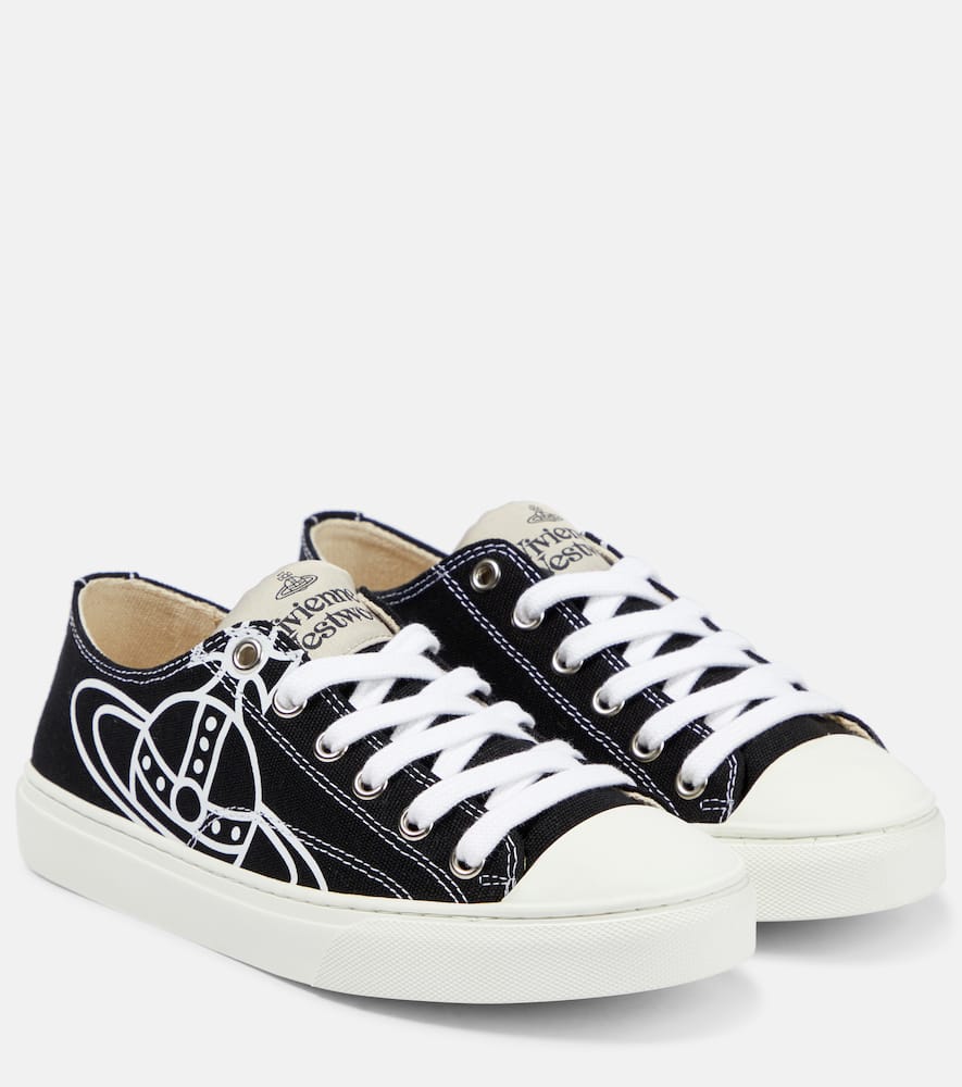 Vivienne Westwood Plimsoll Low-top Sneakers In Black