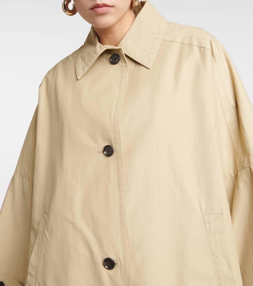 美品 セオリー CHINTZED TWIL CLEAN CAR COAT