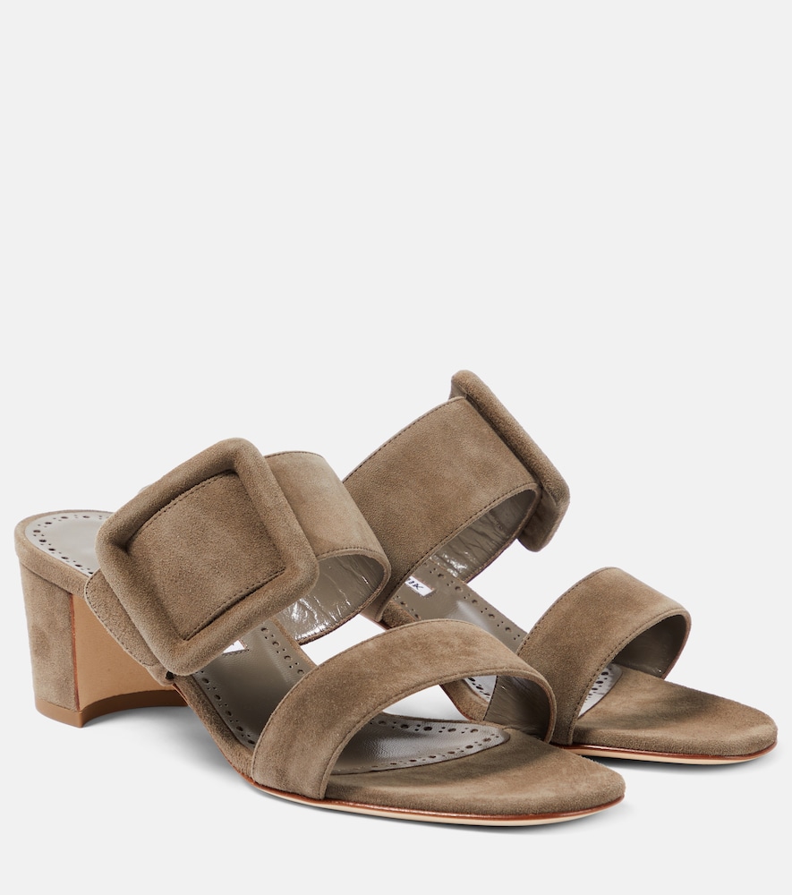Manolo Blahnik Manolo Blahnik Newton 50 suede mules