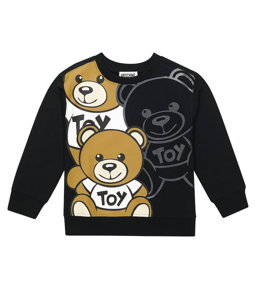 Moschino Kids Teddy Bear cotton jersey sweatshirt
