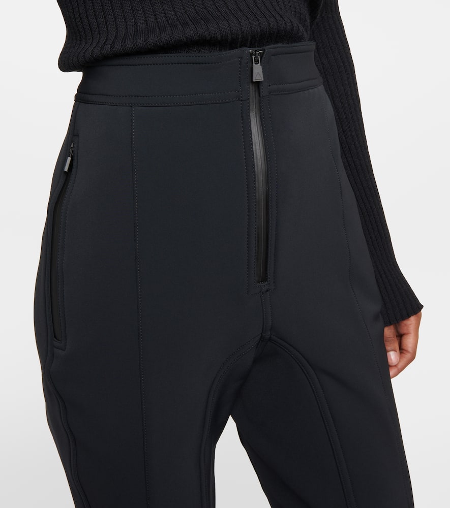 Shop Aztech Mountain Bella Flared Soft Shell Ski Pants In Black