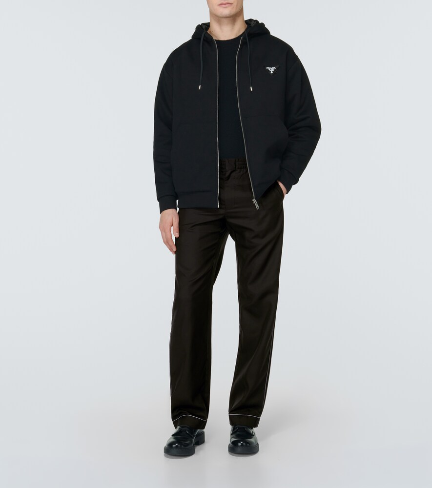  Prada Prada Gerade Hose Aus Seide 
