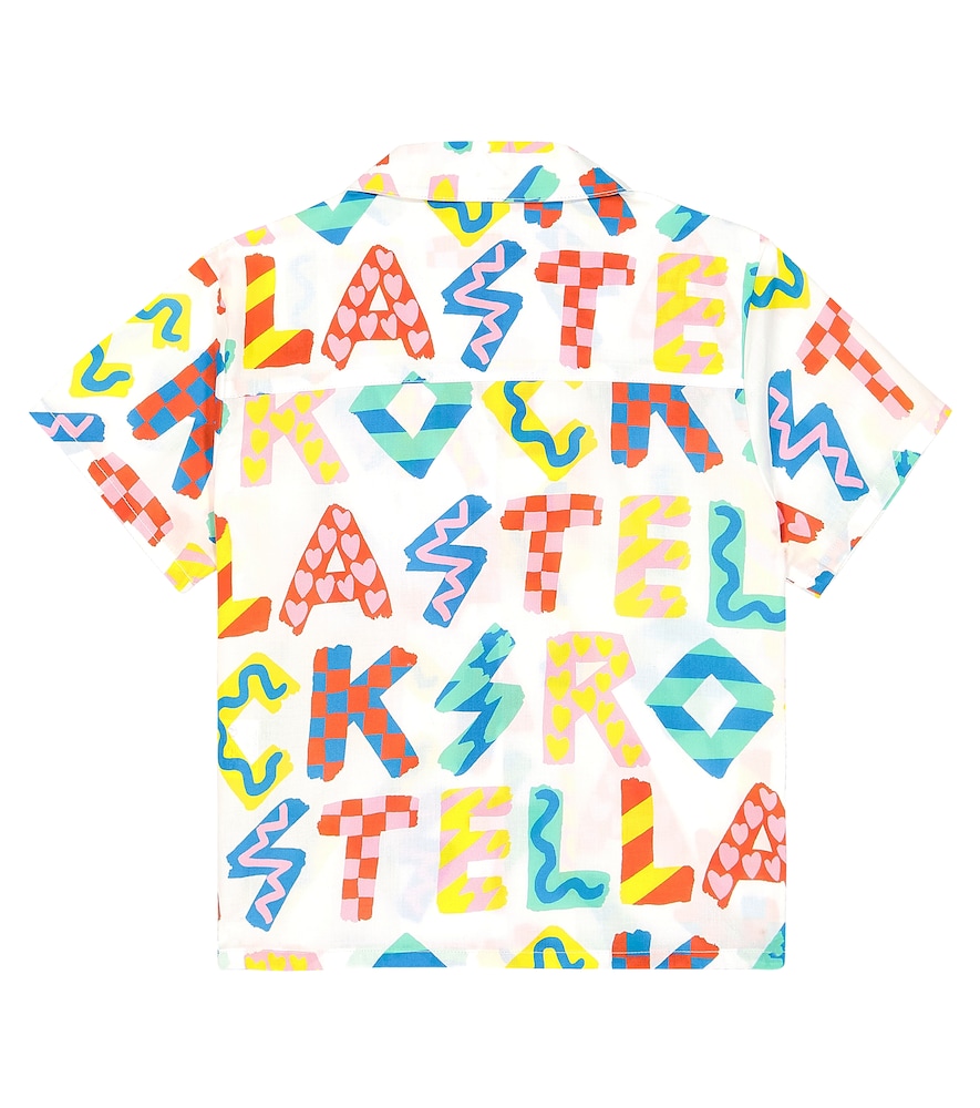  Stella Mccartney Kids Stella Mccartney Kids Printed Cotton Shirt 