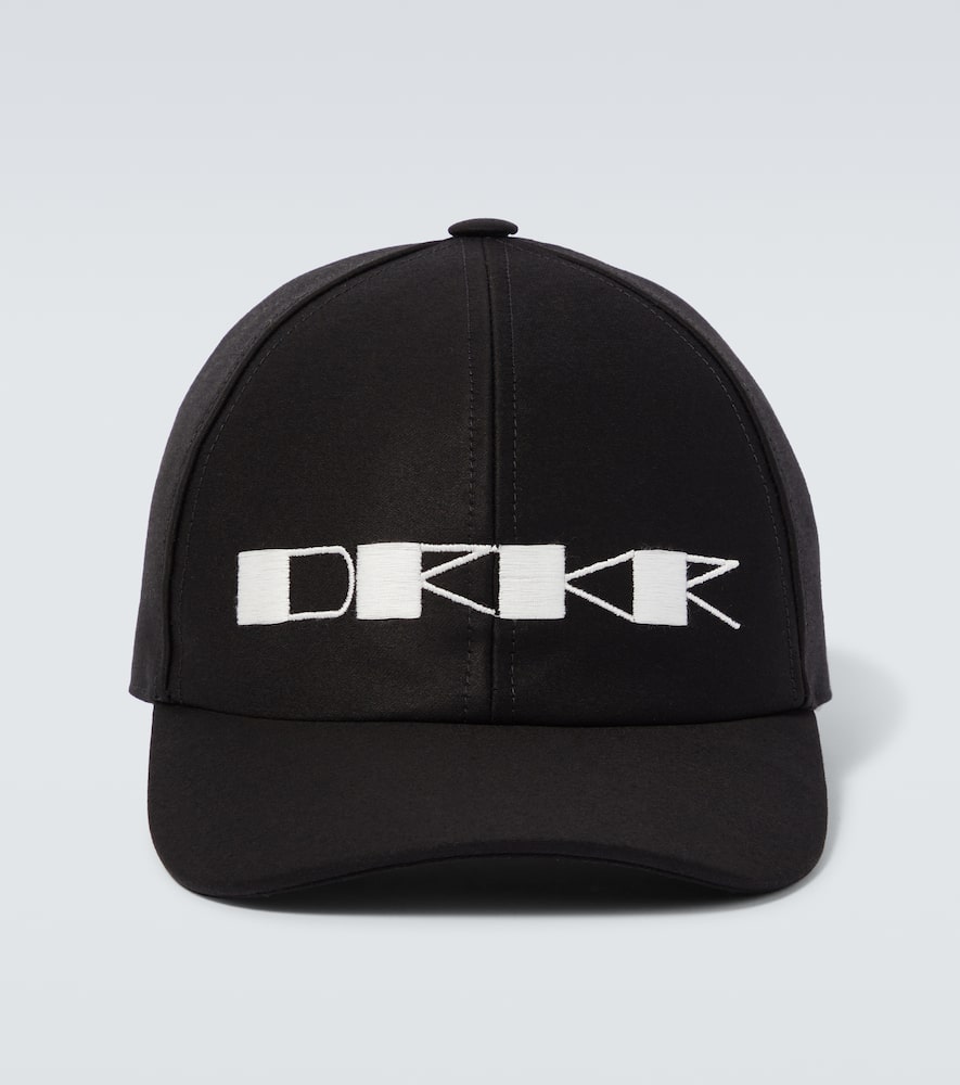 Logo cotton canvas baseball cap