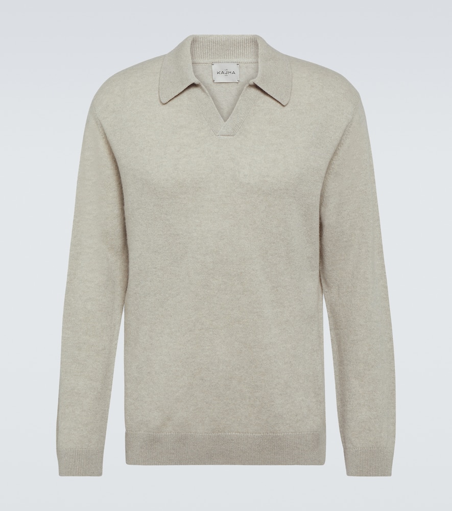 Gibson cashmere polo sweater