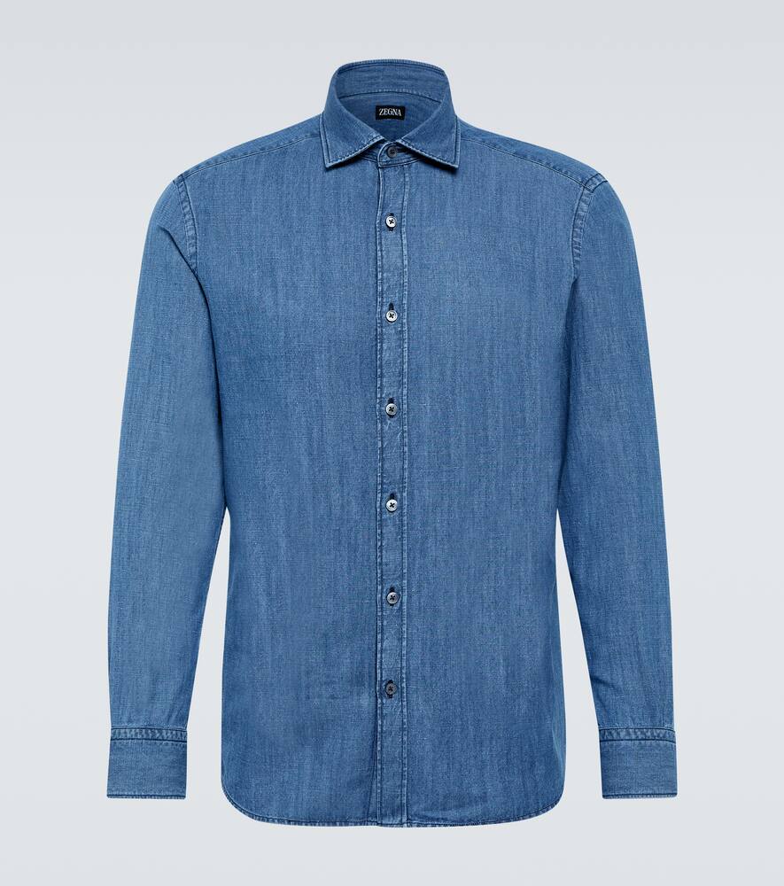 Zegna Cotton and linen shirt