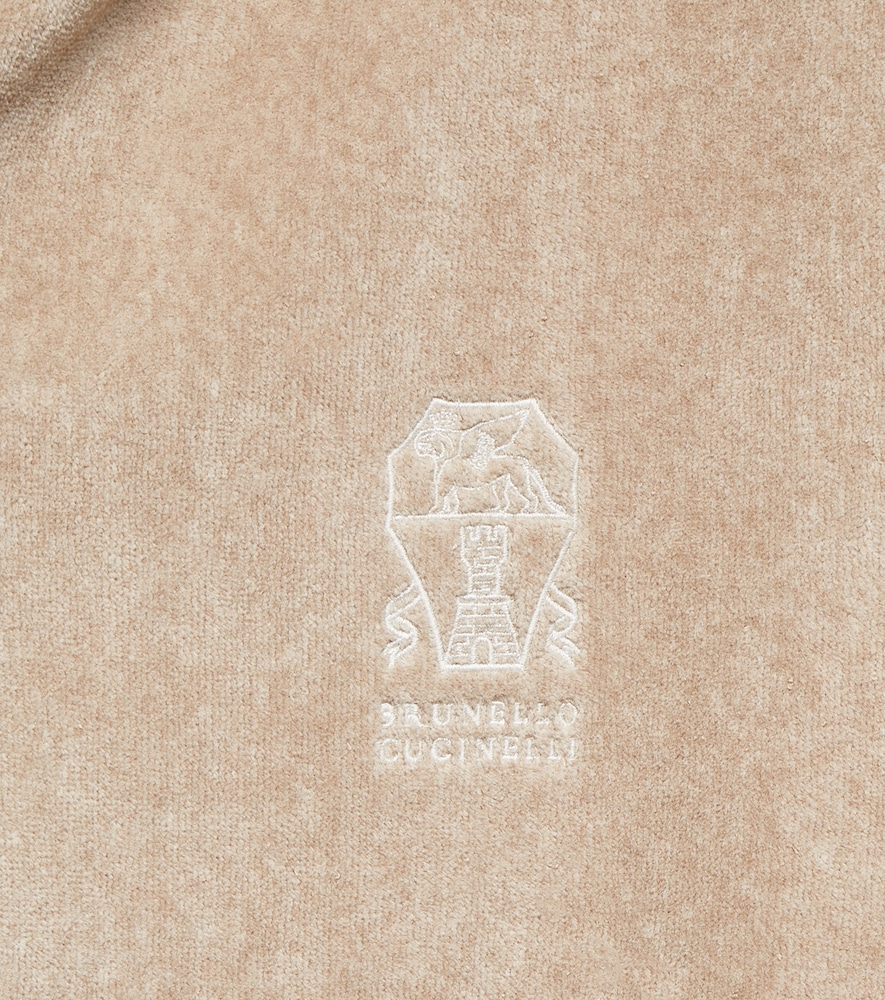  Brunello Cucinelli Brunello Cucinelli Bademantel Aus Baumwollfrottee 