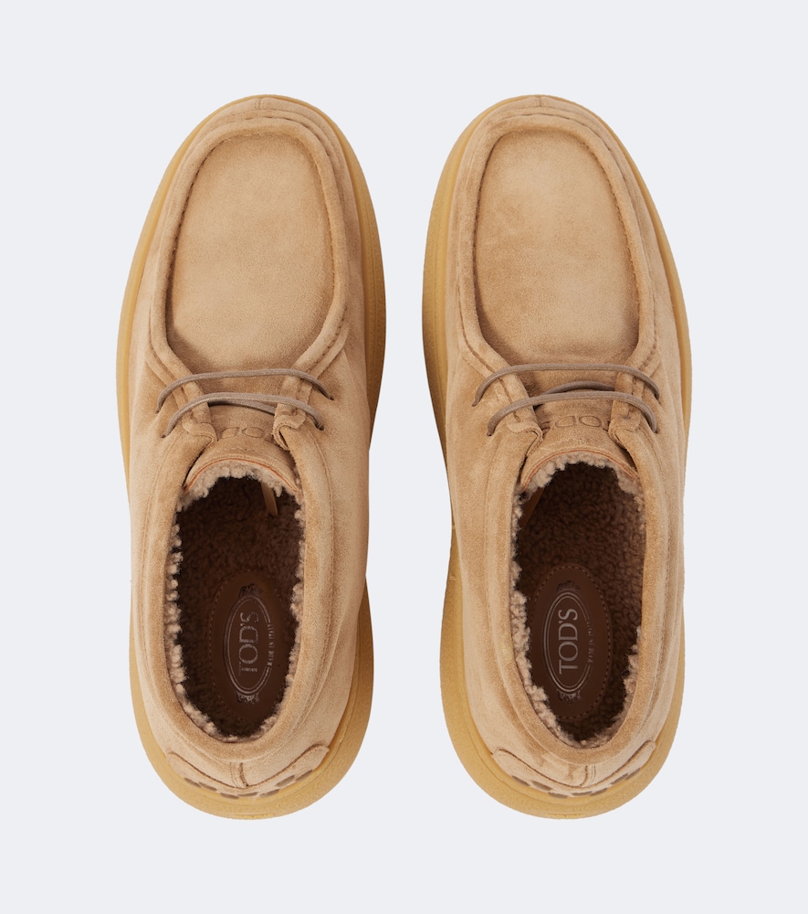  Tod's Tod's Suede Lace-up Boots 