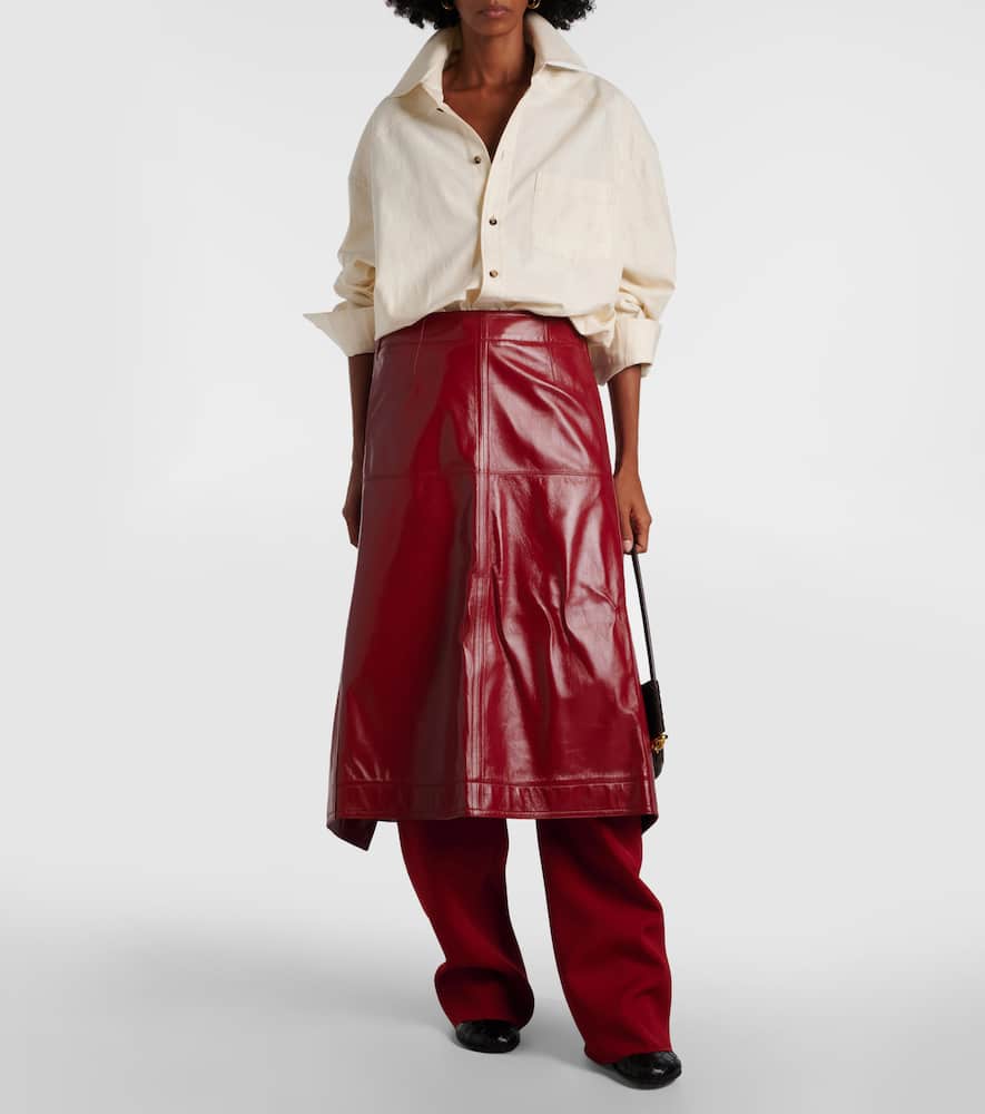 Bottega Veneta Cotton Crochet Shirt In Toile