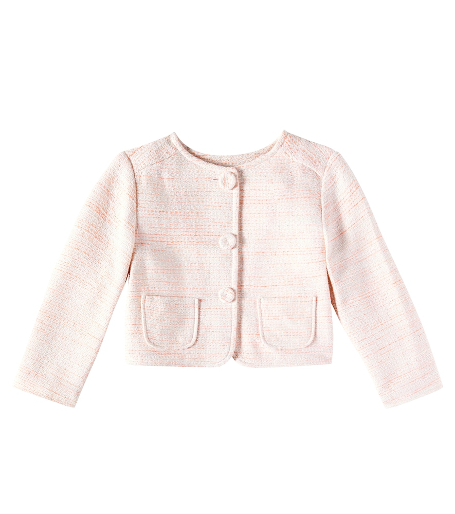 Bonpoint Pink Eudora Cotton-Blend Tweed Jacket Y Size 6 - Mytheresa