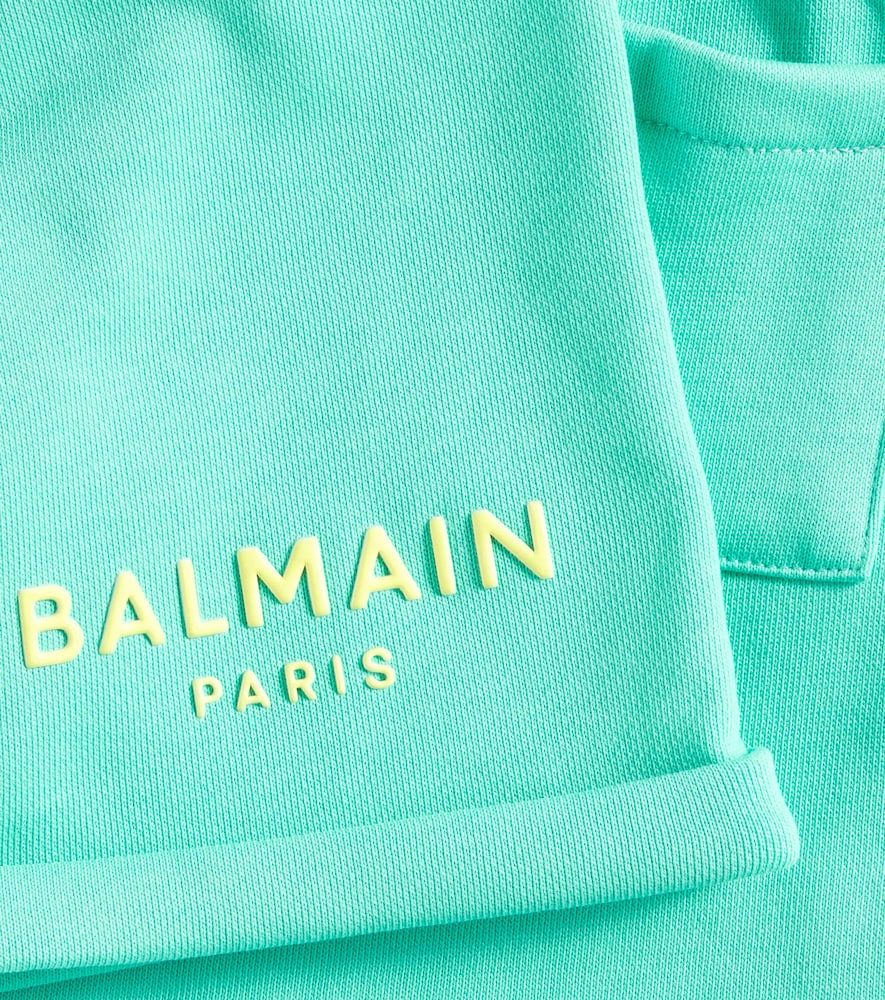  Balmain Kids Balmain Kids Baby Cotton Jersey Sweatshorts 