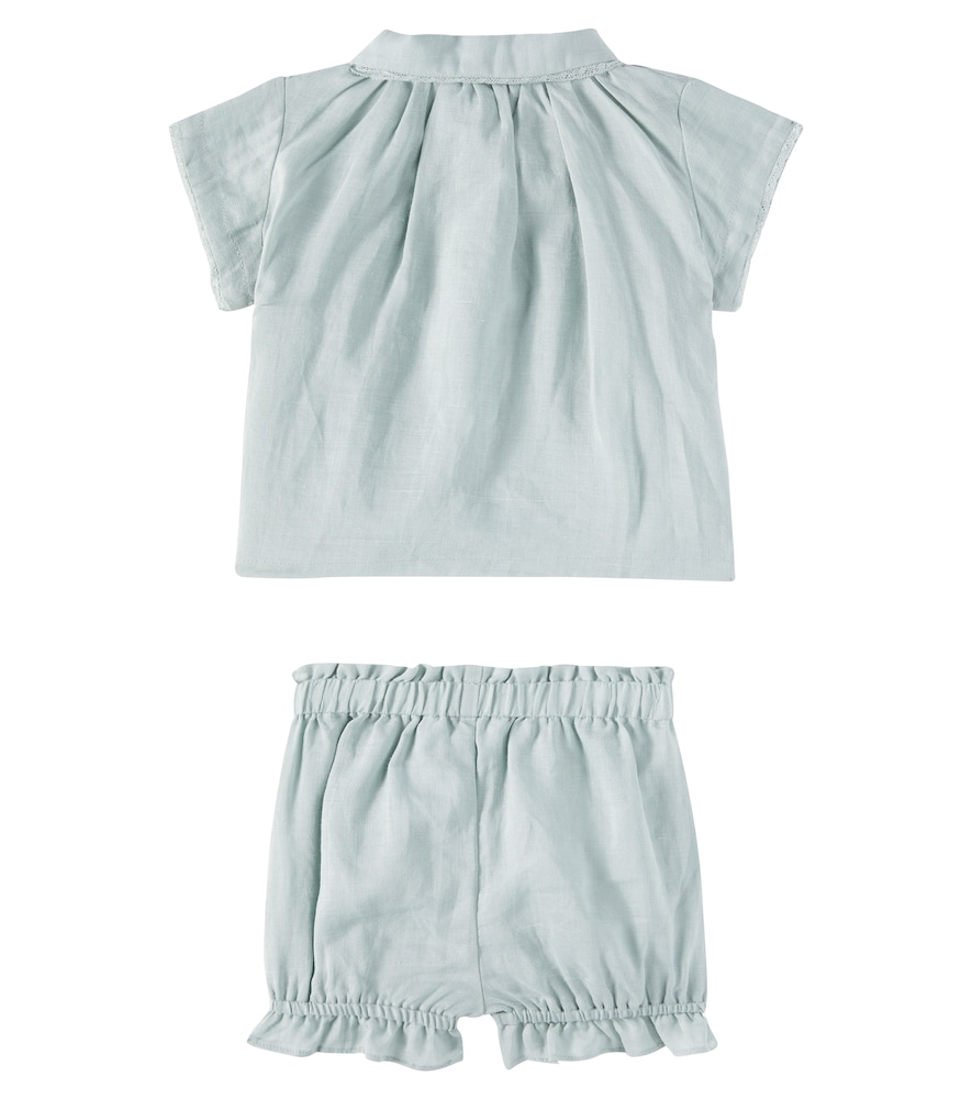  C'era Una Volta C'era Una Volta Baby Miki Shirt And Shorts Set 