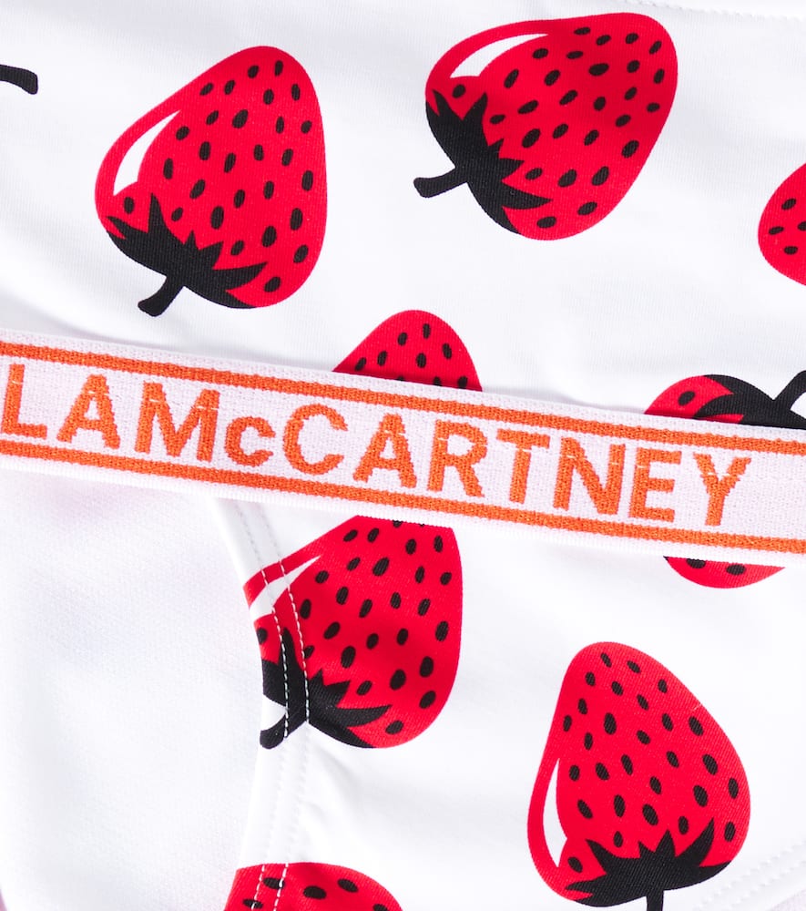 Stella Mccartney Printed Bikini In Ivory/colourful