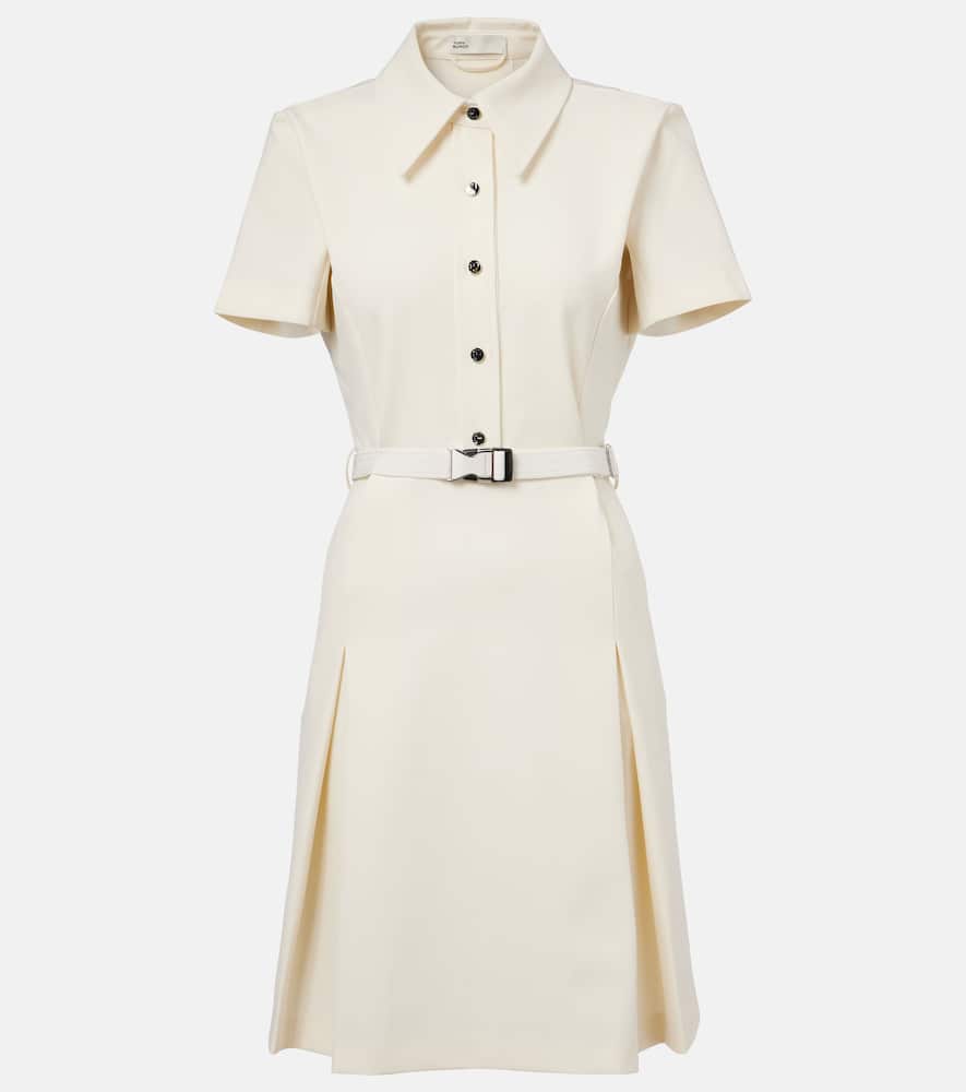 Belted shirt dress