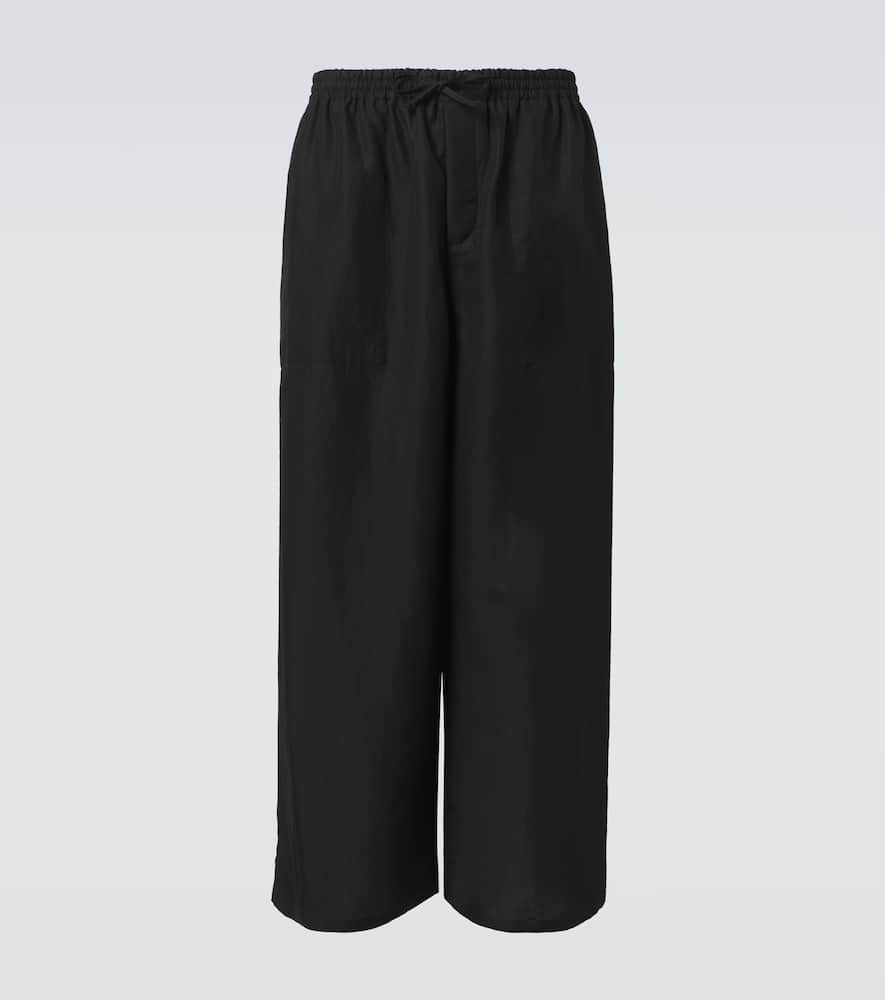 Paula's Ibiza cropped toile wide-leg pants