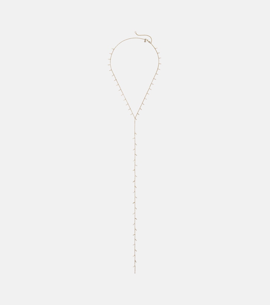 Sydney Evan 14kt gold necklace with diamonds