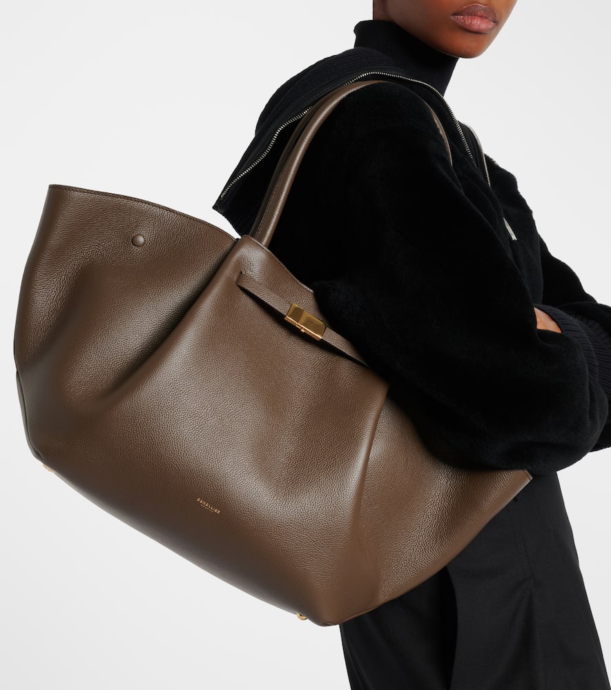 Demellier New York Leather Tote Bag