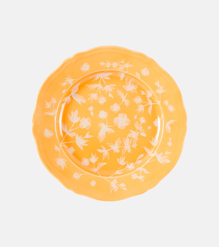 Cabana x Ginori 1735 floral porcelain dessert plate | Thumbnail 4