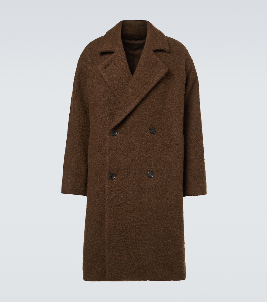 A. Presse Double-breasted wool-blend coat