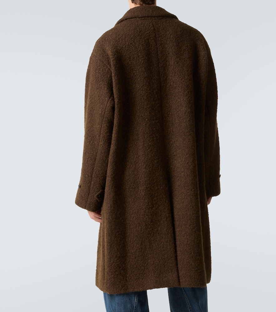 Double-Breasted Wool-Blend Coat