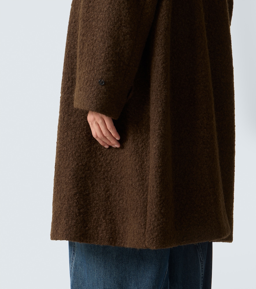 Double-Breasted Wool-Blend Coat