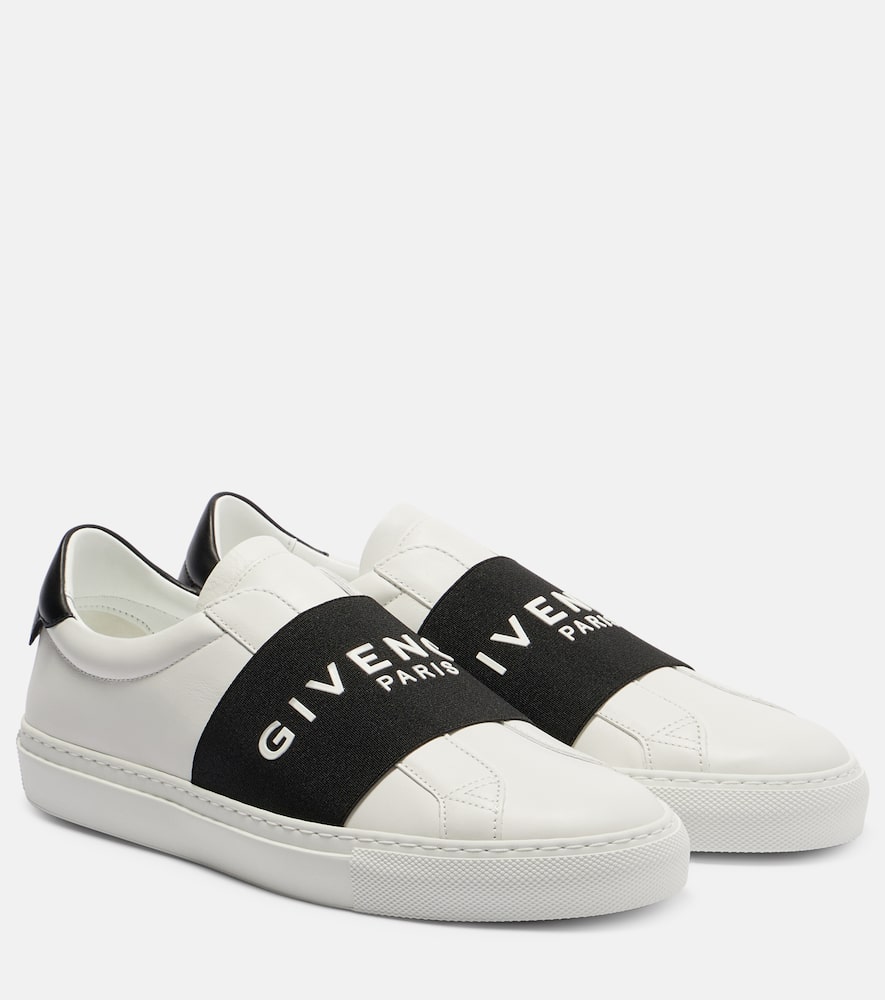 Urban Street logo leather slip-on sneakers