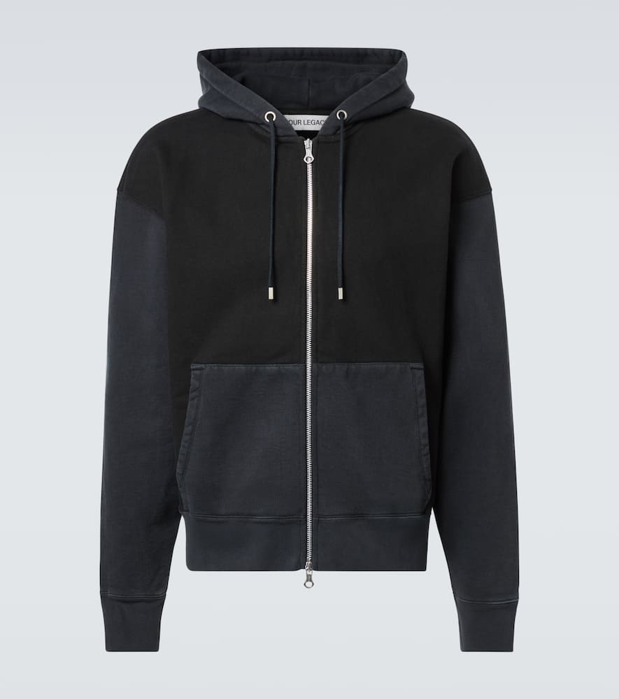 Our Legacy Hooded Knitwear With Drawstring And Ribbed Cuffs In Black