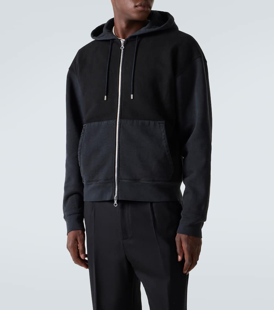Our Legacy Hooded Knitwear With Drawstring And Ribbed Cuffs In Black