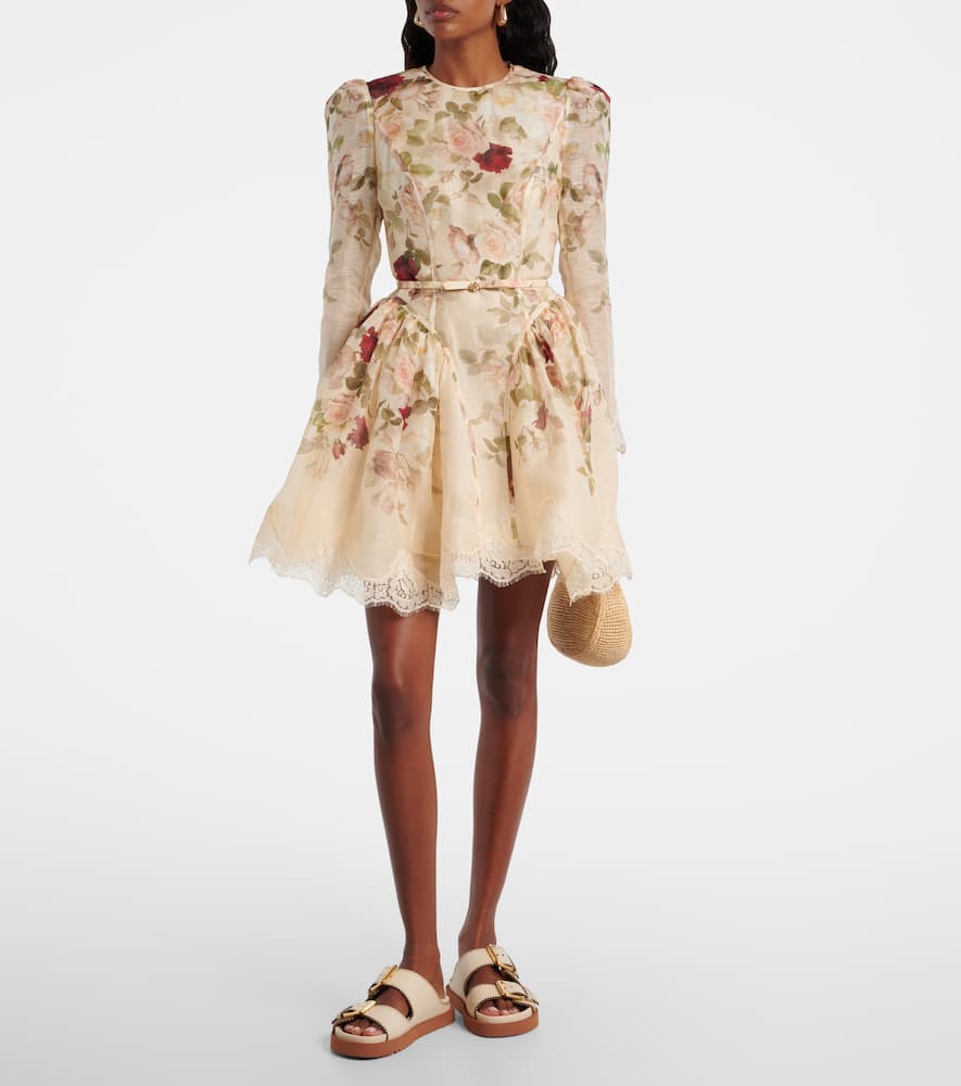 Zimmermann Goldie Leather Sandals In Neutral