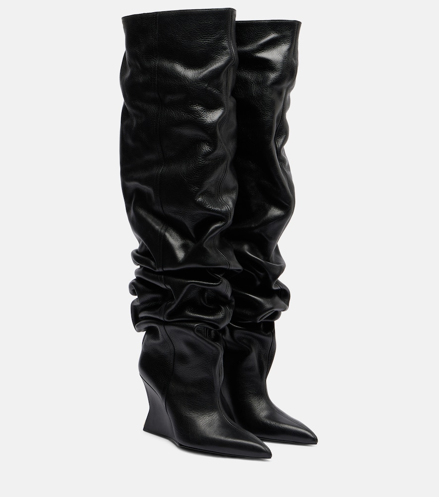 Balmain Cuissardes compenses 95 en cuir 1470 €