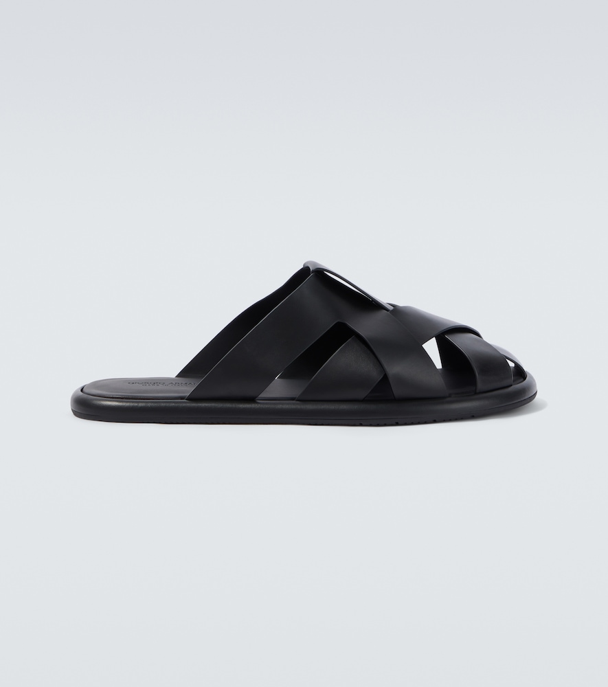 Giorgio Armani Sandali in pelle