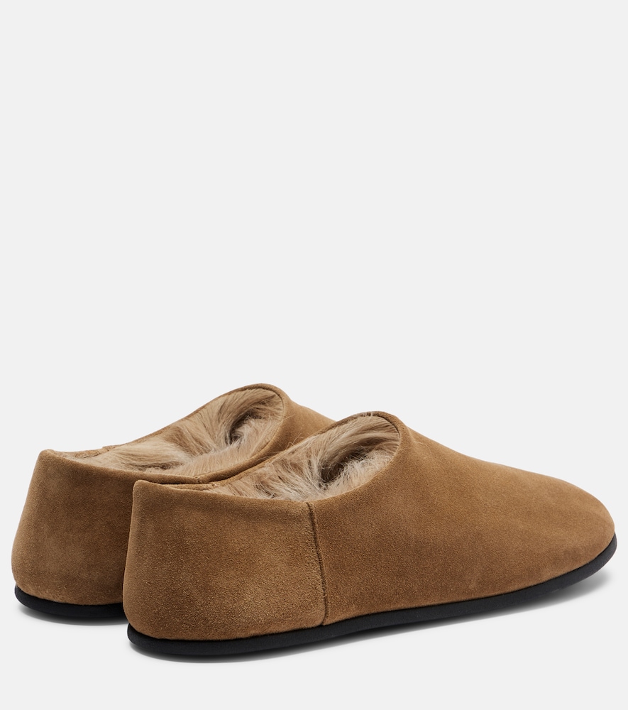  Christen Christen Slip-ons Big Bootie Aus Veloursleder Mit Shearling 