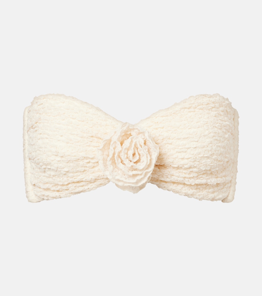 Montce Rosa floral-appliqué bandeau bikini top | Thumbnail 5