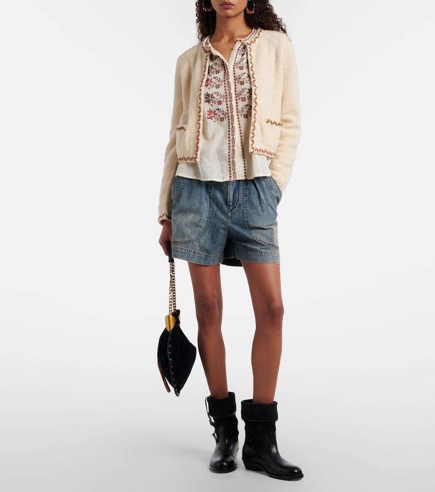  Marant Etoile Marant Etoile Cardigan Rochelle Aus Tweed 