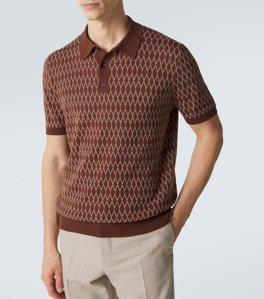  Slowear Slowear Polo De Jacquard De Algodón 