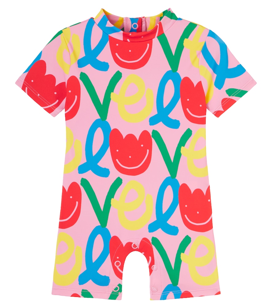 Stella McCartney Stella McCartney Kids Baby printed rashguard swimsuit　ステラ マッカートニー キッズ ベビー プリント ラッシュガード 水着
