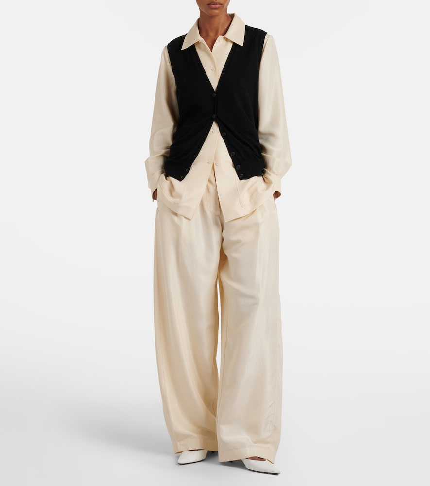 The Row Luka silk shirt