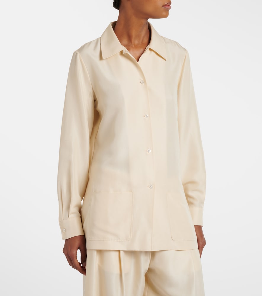  The Row The Row Luka Silk Shirt 