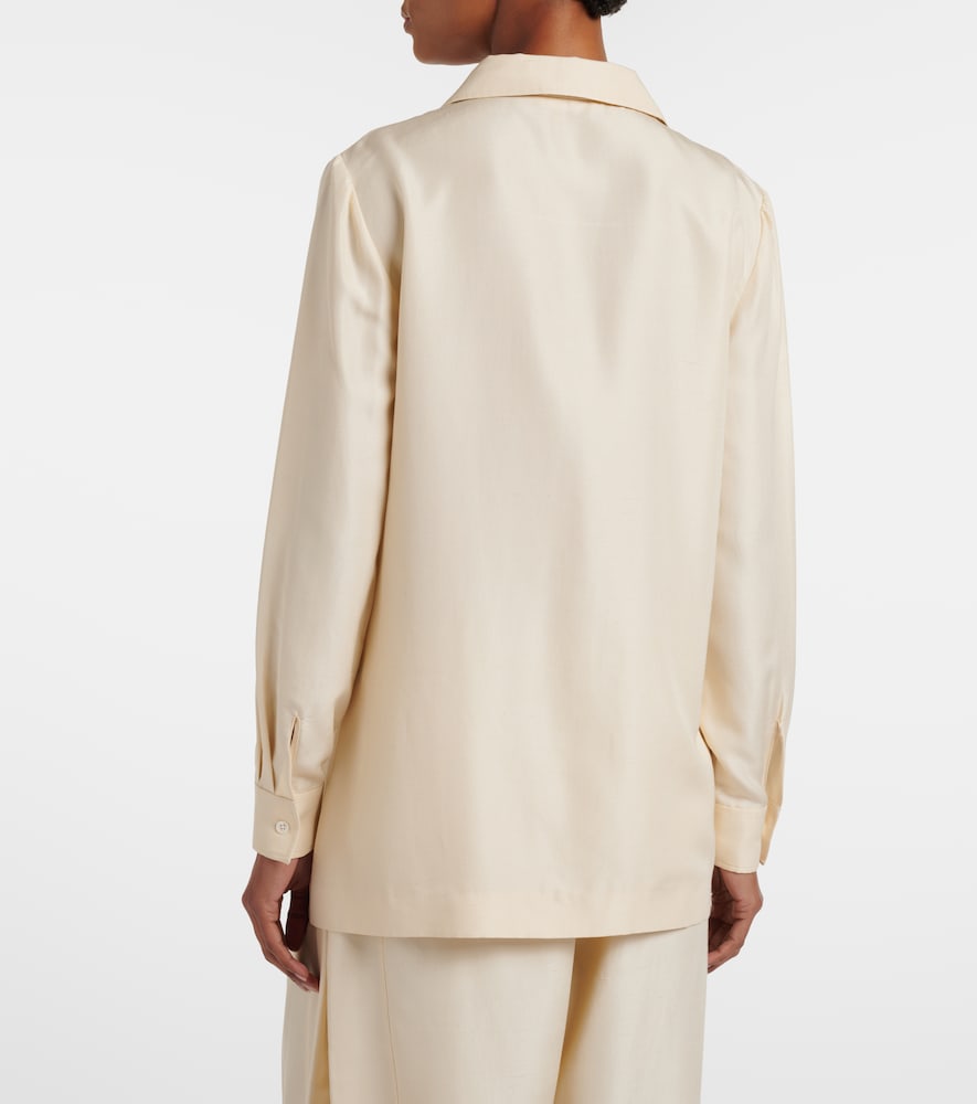  The Row The Row Luka Silk Shirt 