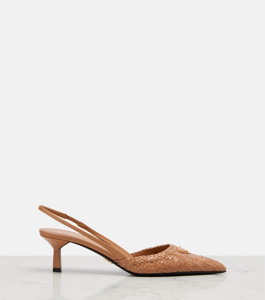  Prada Prada Slingback-pumps Aus Leder 