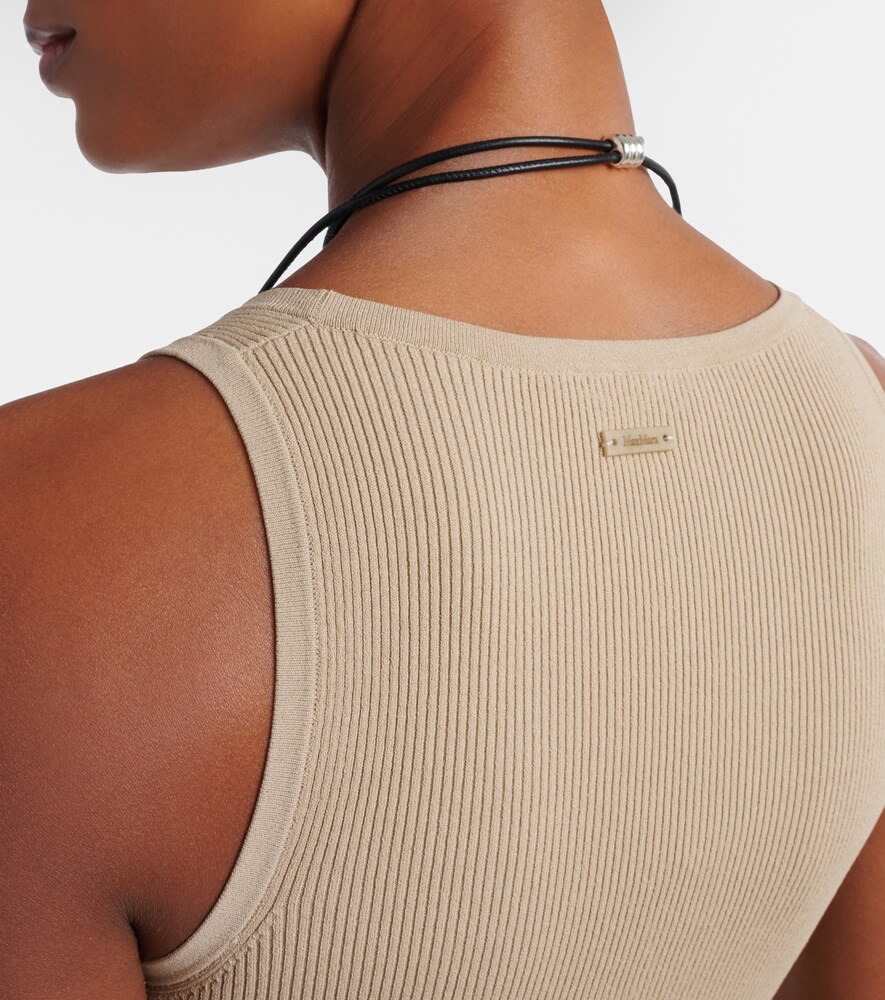  Max Mara Max Mara Top Aus Rippstrick 