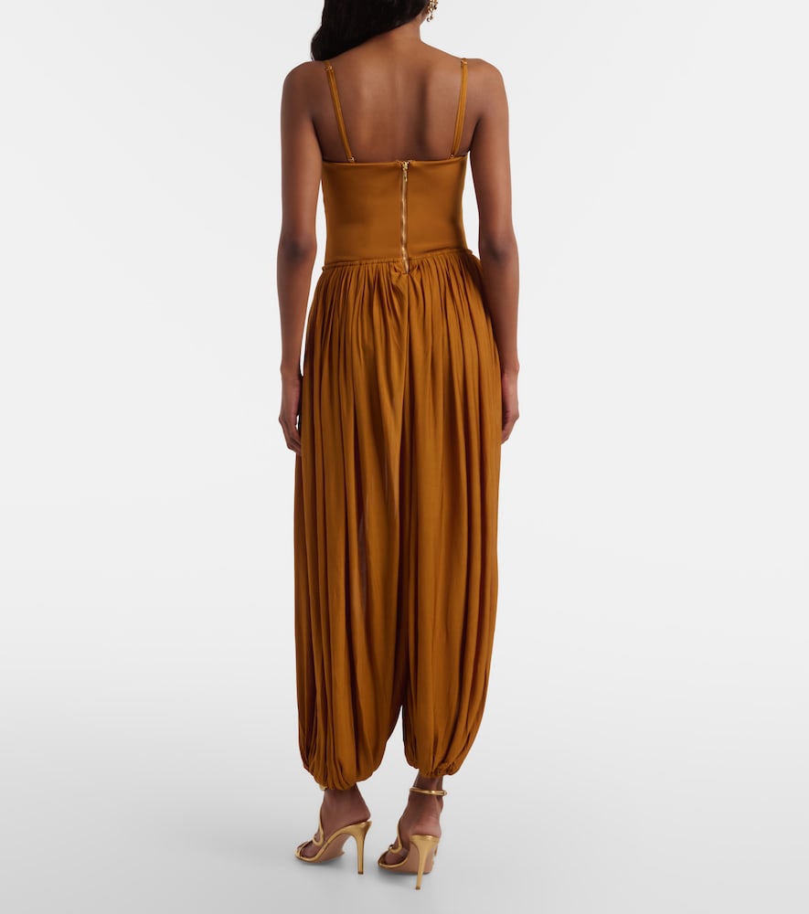  Zimmermann Zimmermann Luna Pleated Jersey Jumpsuit 