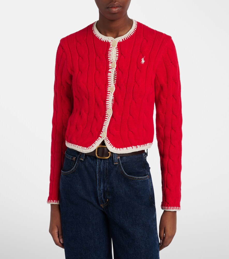 Polo Ralph Lauren Cable-knit cotton cardigan