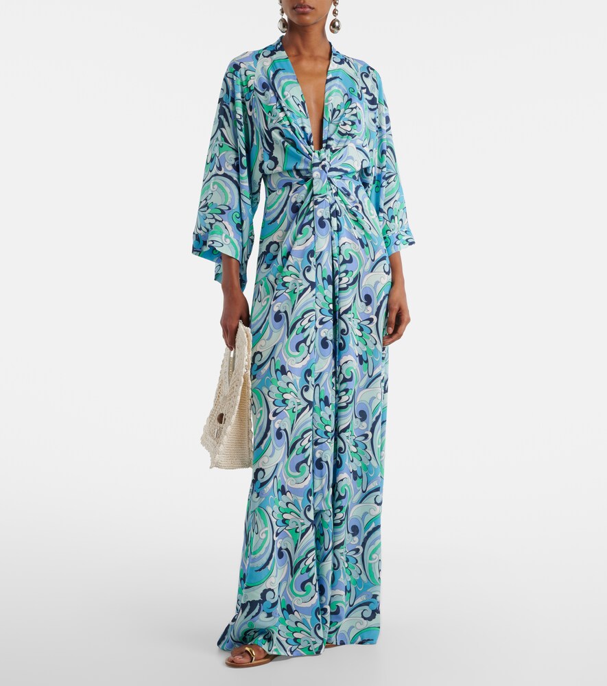 Melissa Odabash Eloise printed maxi dress