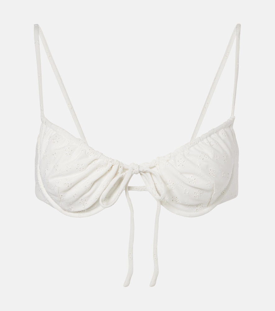 Faithfull Haut de bikini Halo broderies anglaises 91 €