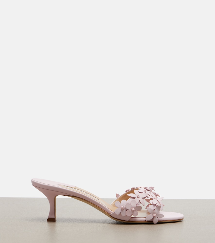  Manolo Blahnik Manolo Blahnik Pantoletten Anista Aus Leder 