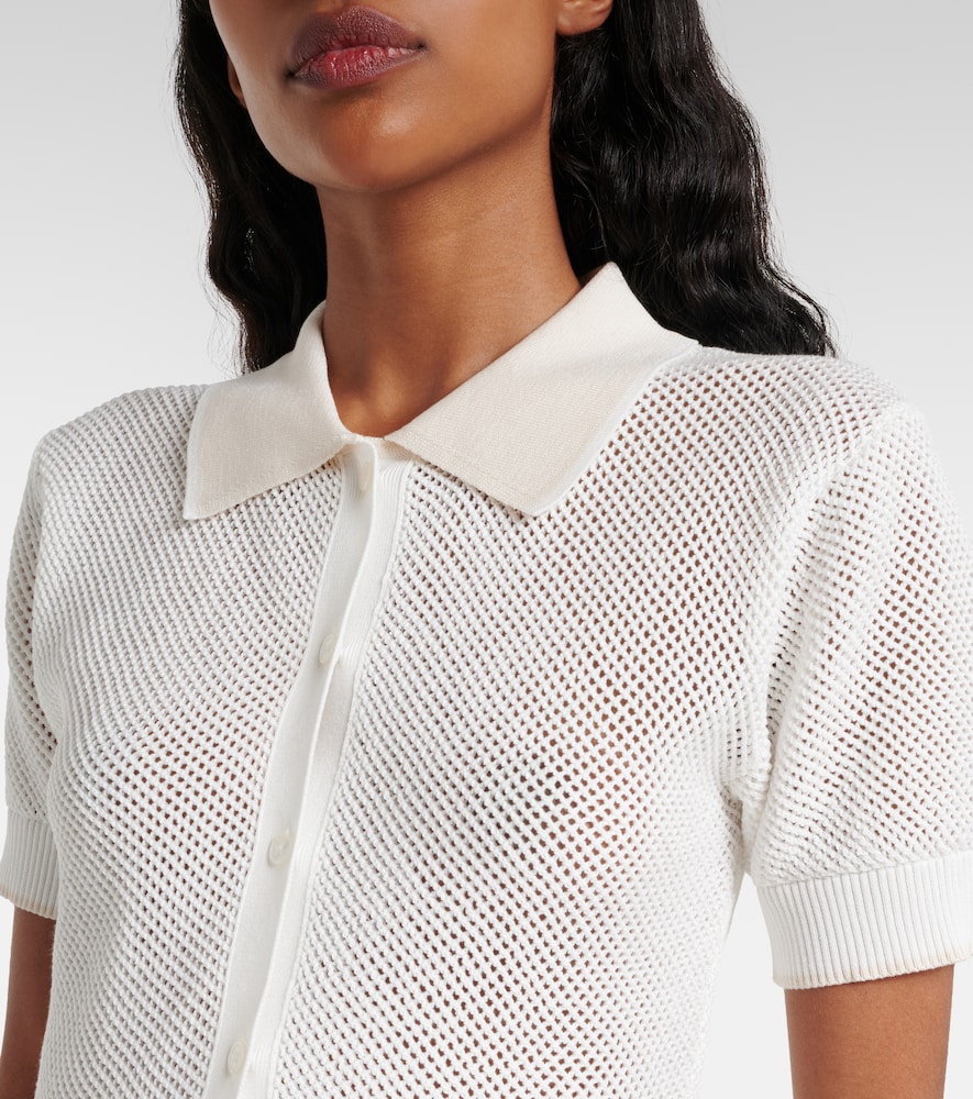 Crochet Cotton Polo